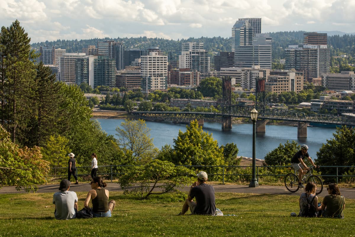 Photoreal editorial image for How Many Days Do You Need in Portland?, inspired by Portland