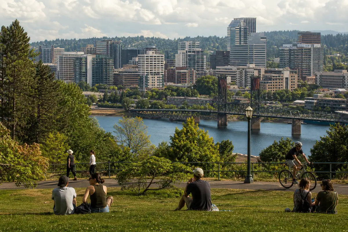 Photoreal editorial image for How Many Days Do You Need in Portland?, inspired by Portland