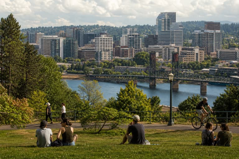 Photoreal editorial image for How Many Days Do You Need in Portland?, inspired by Portland