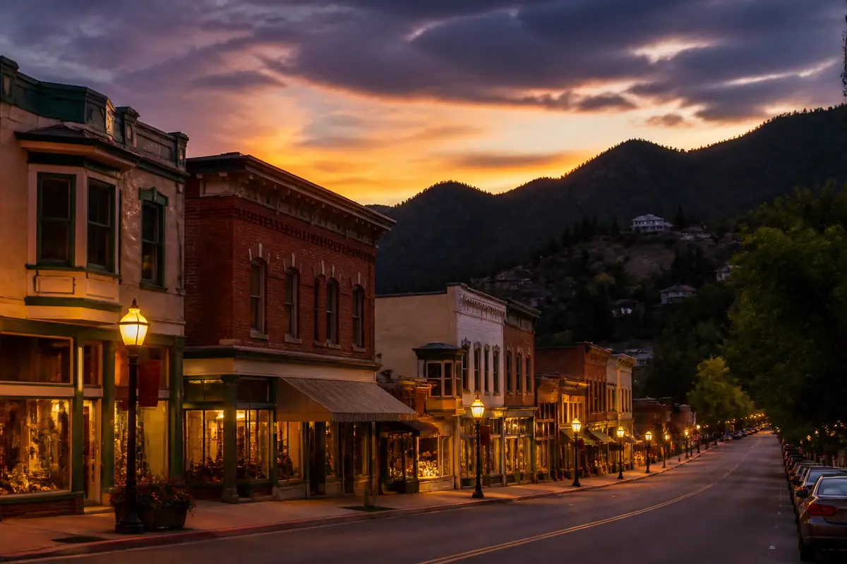 Photoreal editorial image for Where to Stay in Colorado Springs: Downtown, Manitou Springs, or the Broadmoor?, inspired by Colorado Springs
