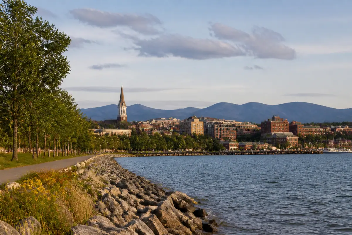 Travel-editorial Burlington, Vermont scene for How Many Days Do You Need in Burlington, Vermont?