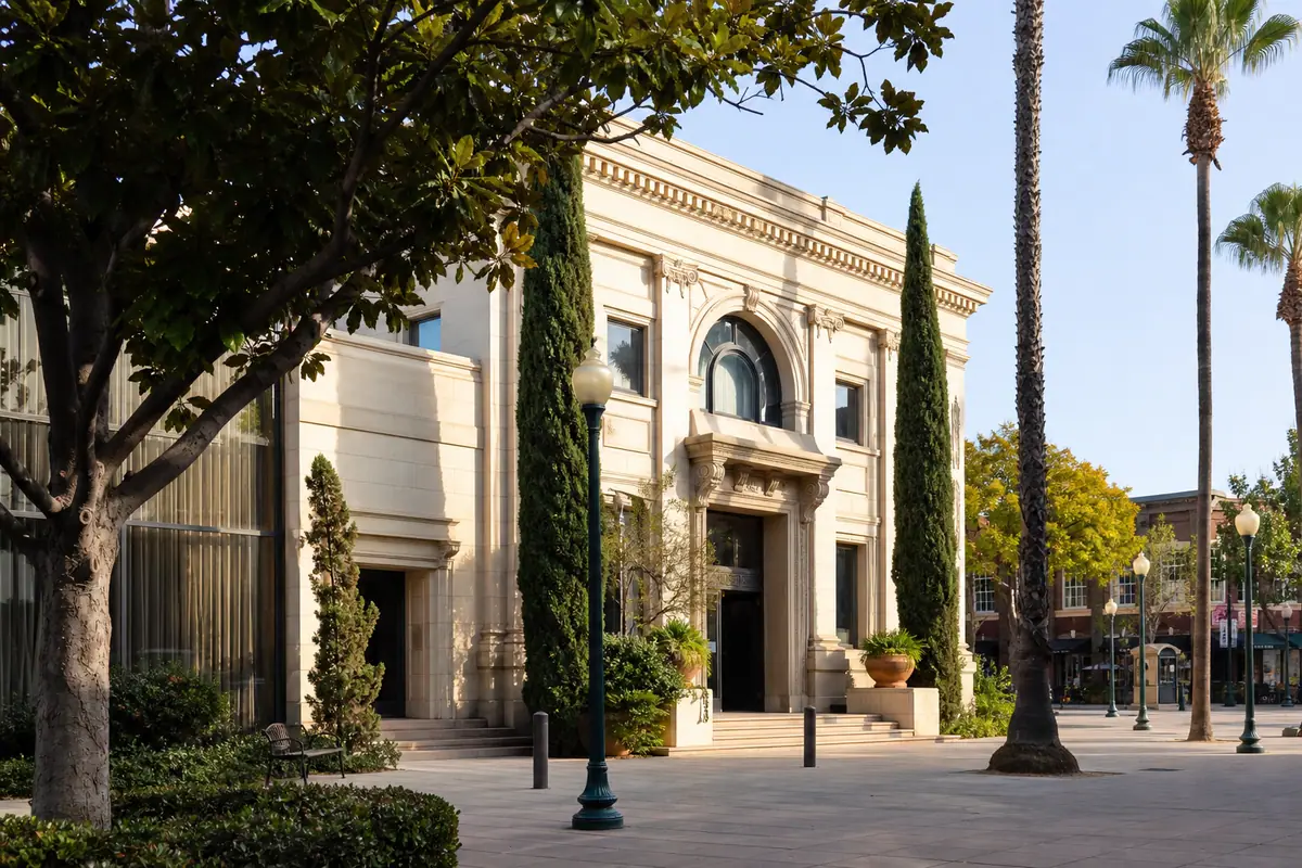 Photoreal Muzeo Museum and Cultural Center scene representing a top Anaheim attraction