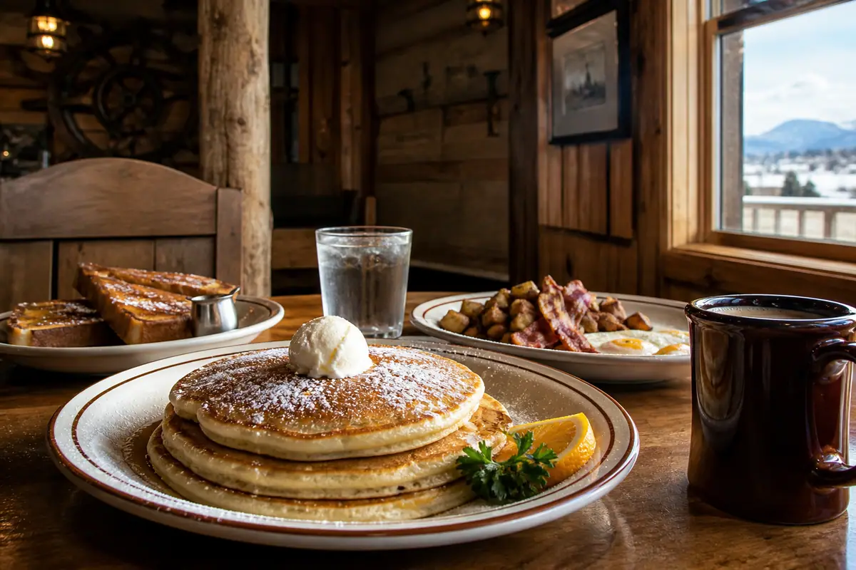 Photoreal travel-editorial view of Sourdough Mining Company in Anchorage, Alaska