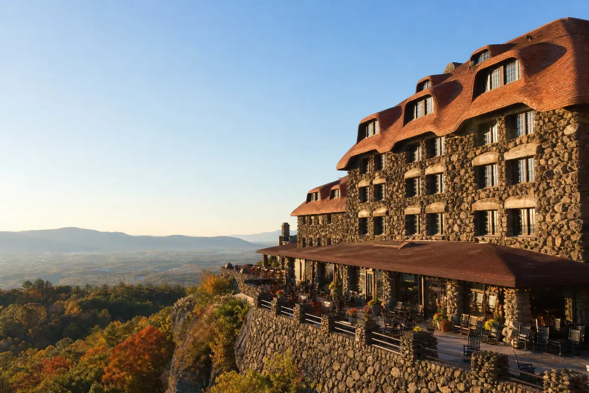 Photoreal view of The Omni Grove Park Inn in Asheville