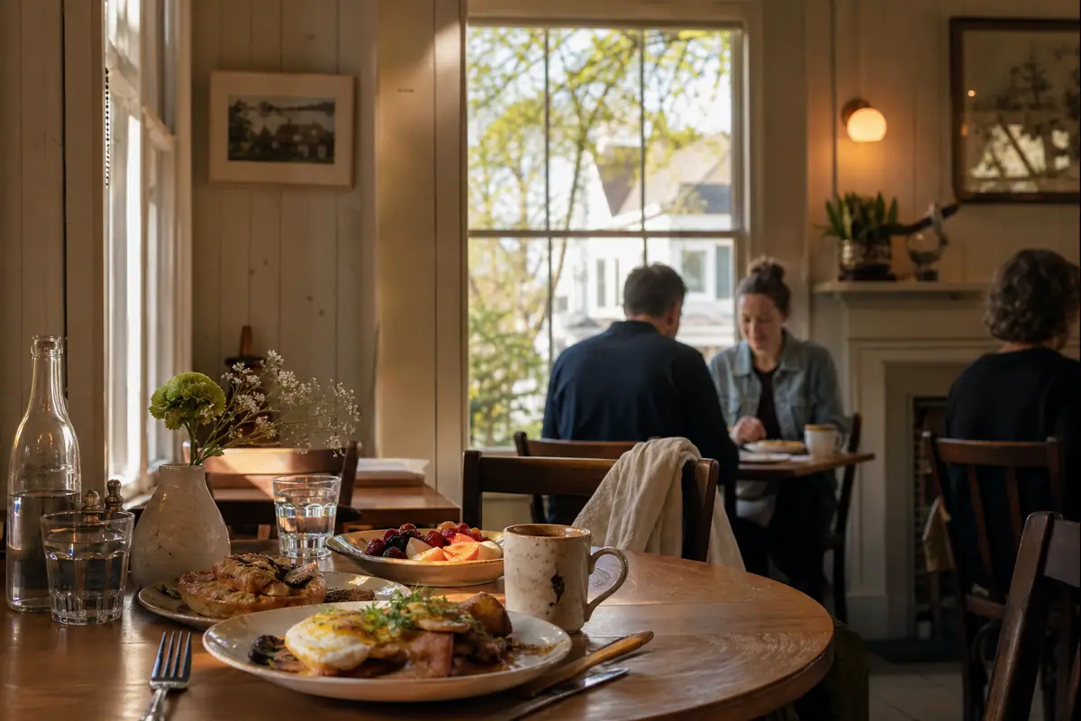 Photoreal view of Corner Kitchen in Asheville