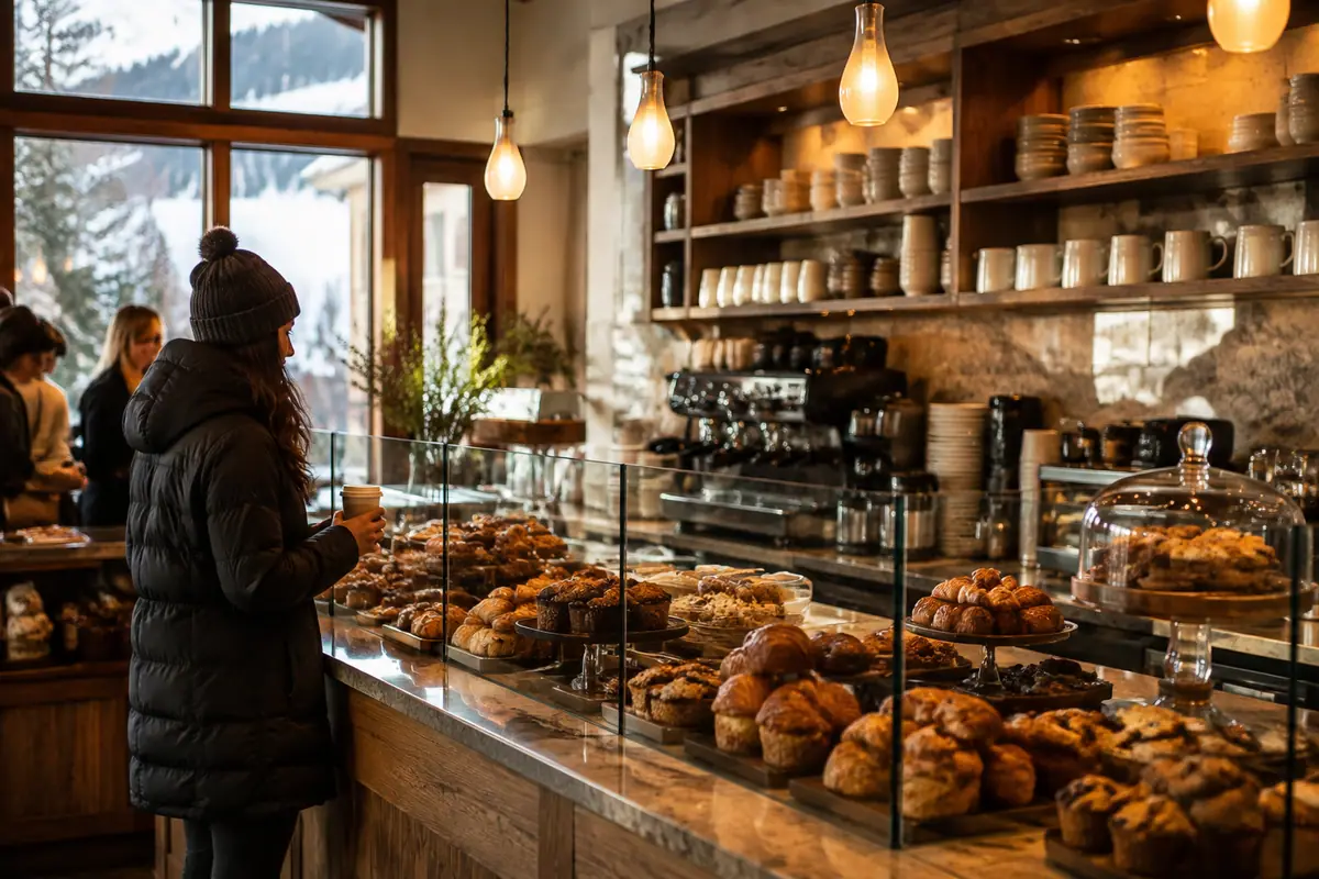 Travel-editorial view of Paradise Bakery and Cafe in Aspen, Colorado