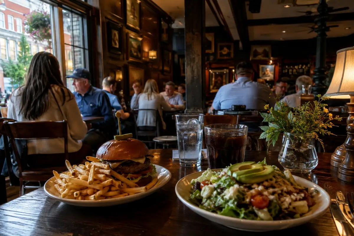 Travel-editorial view of White House Tavern in Aspen, Colorado