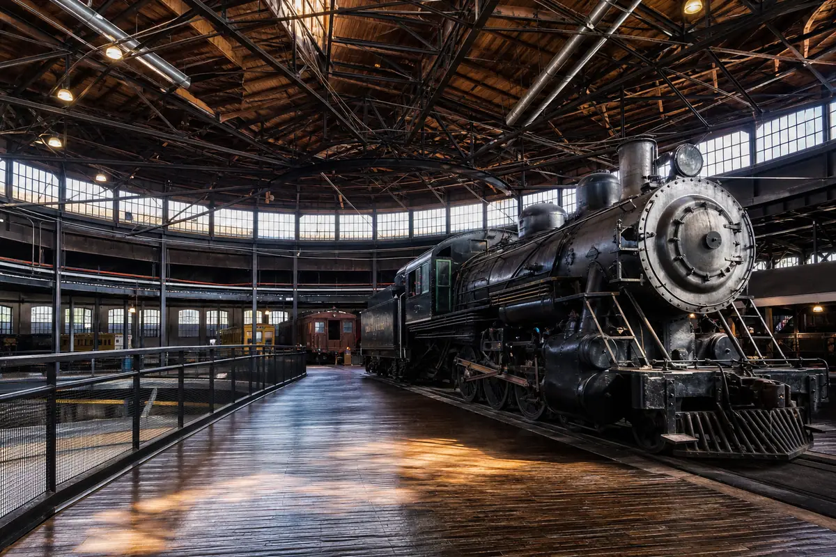 Photoreal view of B&O Railroad Museum in Baltimore