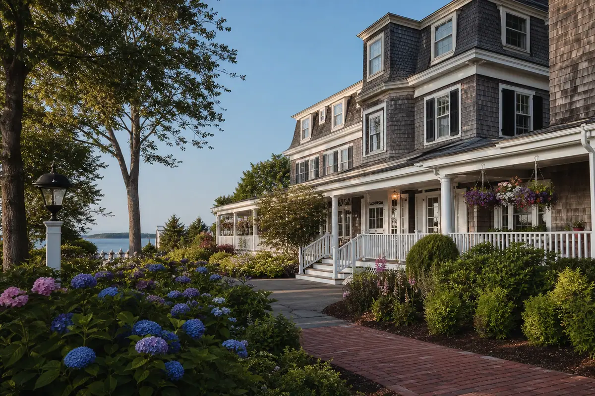 Photoreal view of The Inn on Mount Desert in Bar Harbor, Maine