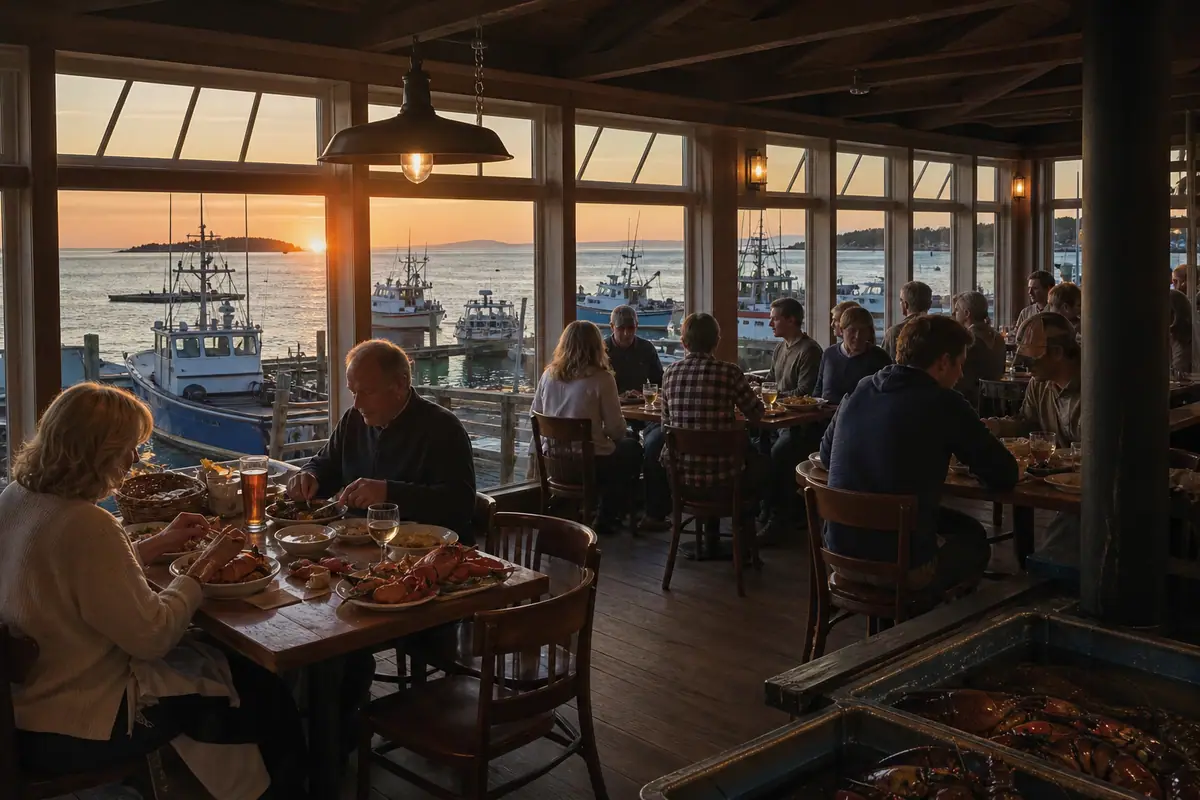 Photoreal view of The Chart Room in Bar Harbor, Maine