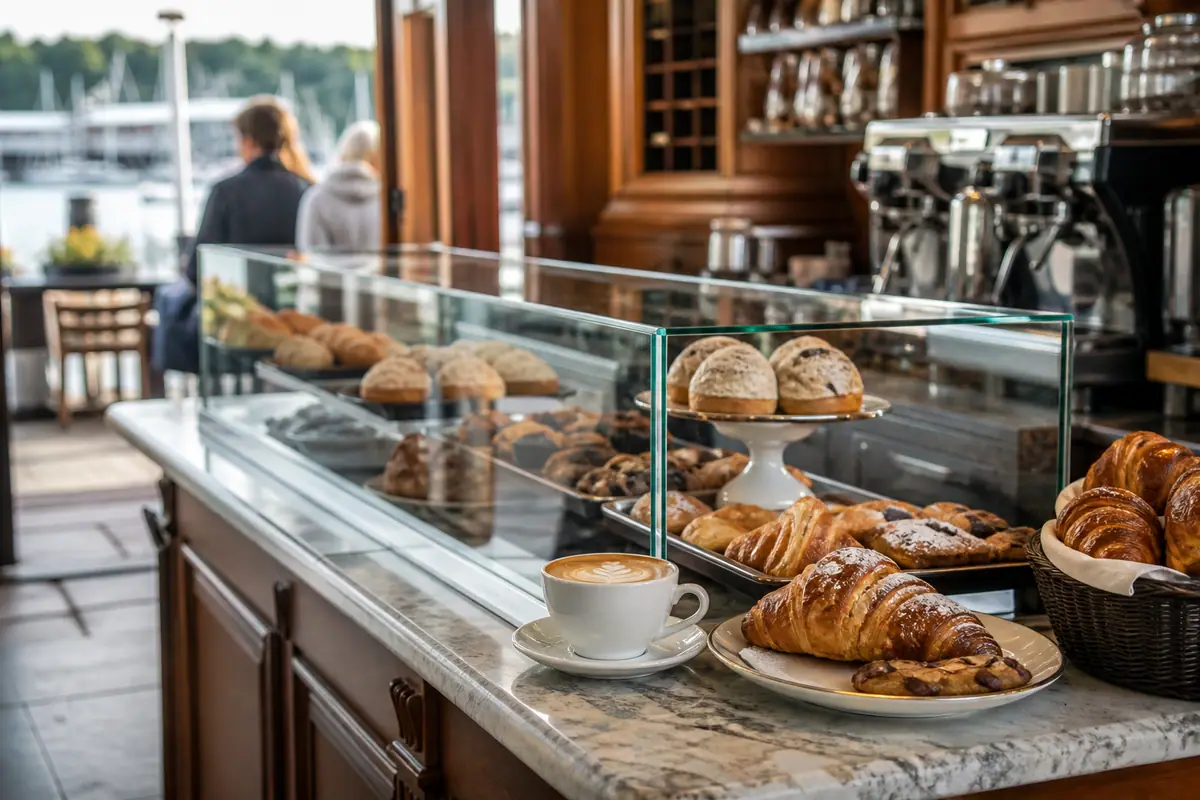 Photoreal view of Choco-Latté Café in Bar Harbor, Maine