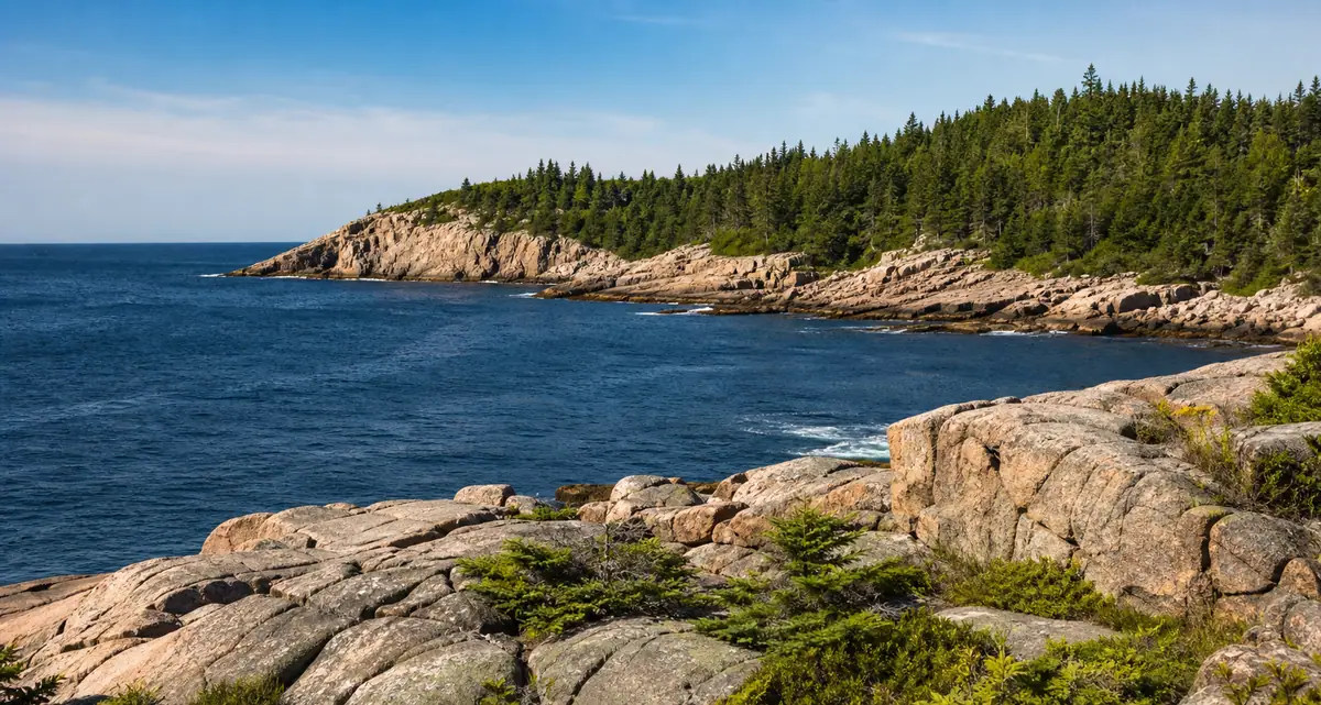 Photoreal view of Acadia National Park in Bar Harbor, Maine