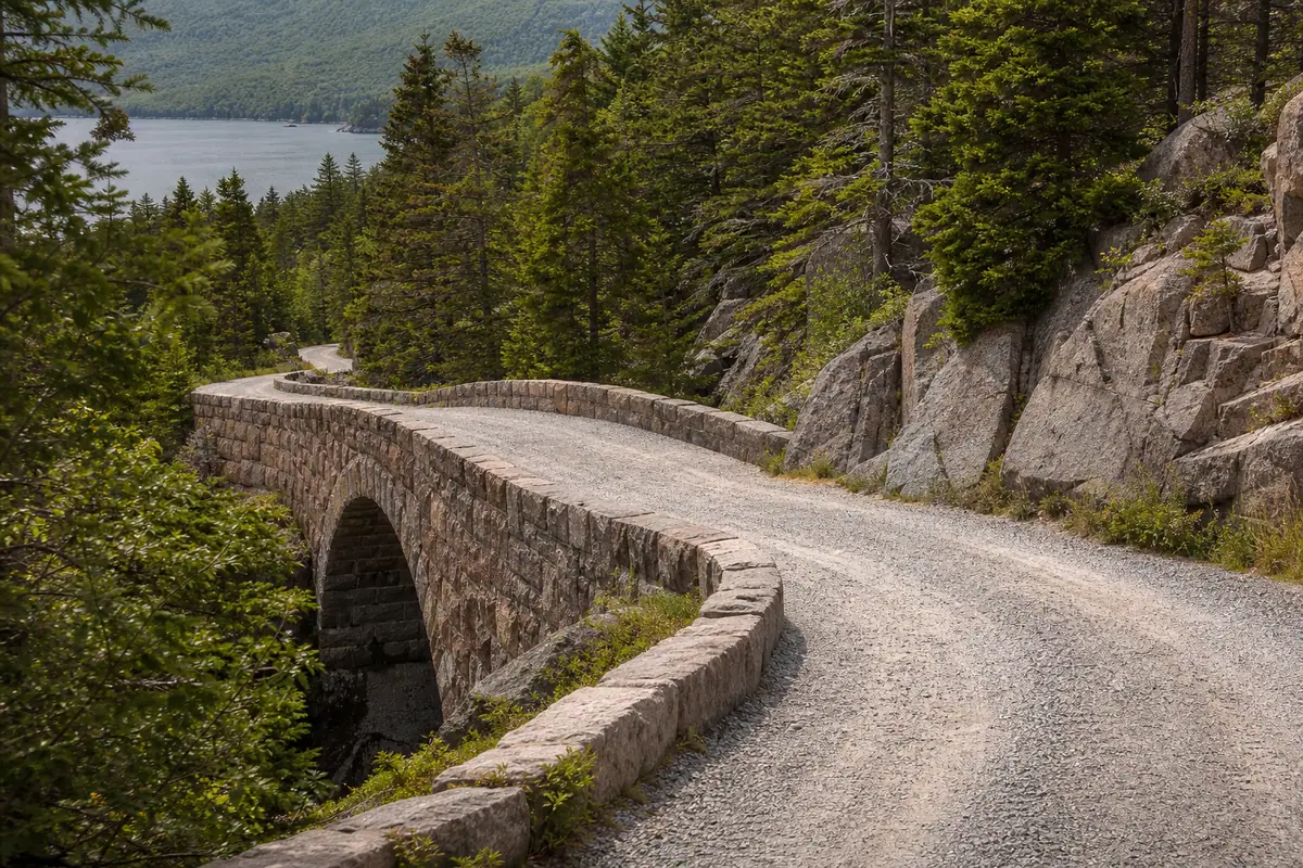 Photoreal view of Ocean Path and Thunder Hole in Bar Harbor, Maine