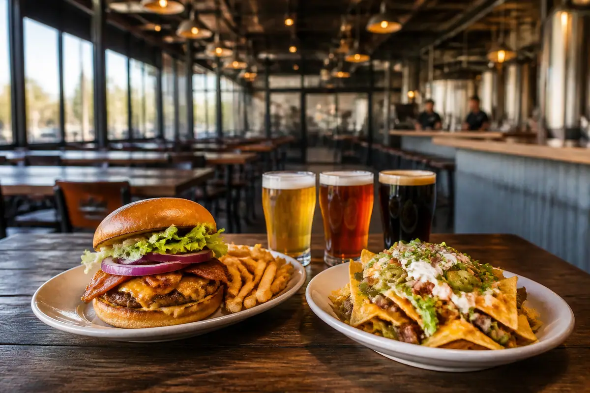 Photoreal editorial view of Bend Brewing Company in Bend, Oregon