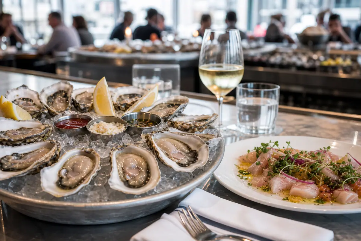Photoreal dining or food scene representing Row 34 in Boston