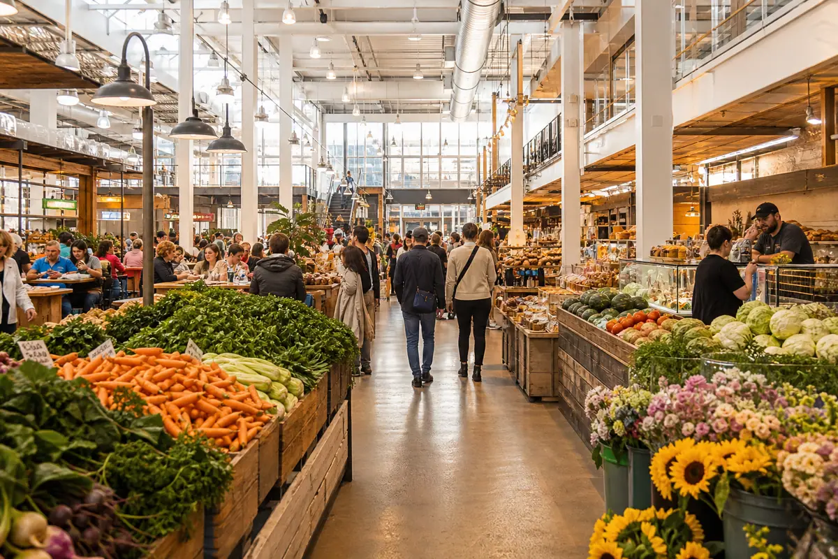 Photoreal view of Boston Public Market in Boston