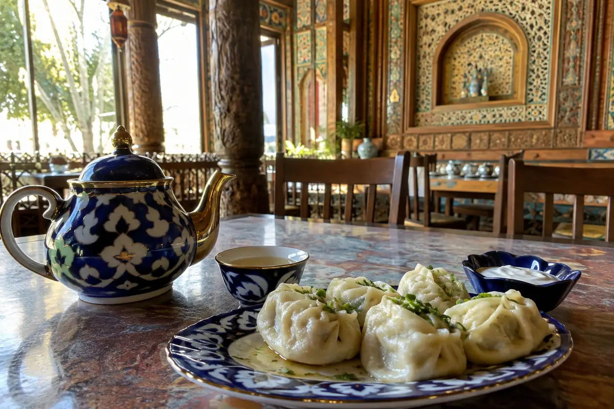 Travel-editorial view of Boulder Dushanbe Teahouse in Boulder, Colorado