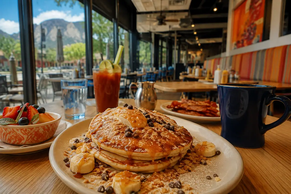 Travel-editorial view of Snooze, an A.M. Eatery in Boulder, Colorado