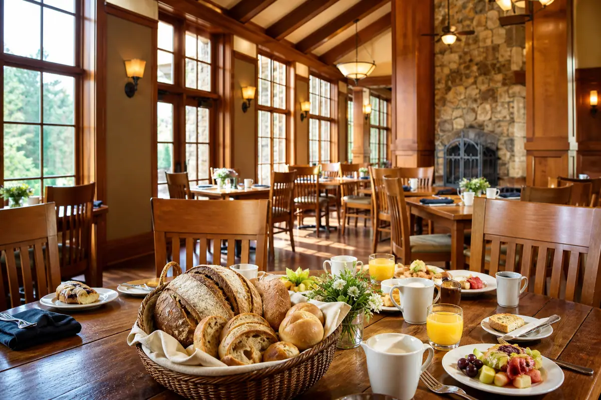 Photoreal travel-editorial view of The Keeter Center in Branson, Missouri