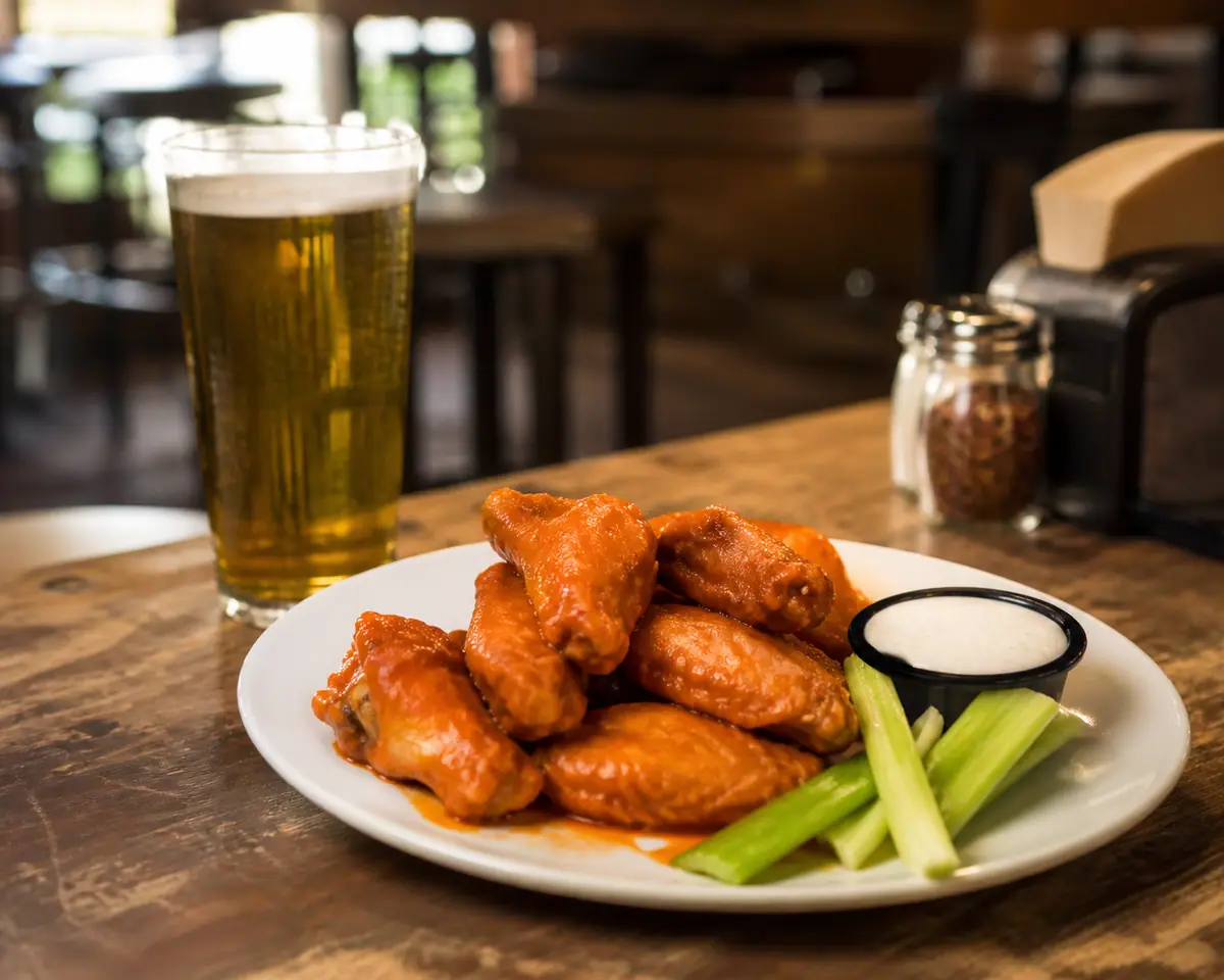 Photoreal dining scene at Bar-Bill Tavern in Buffalo