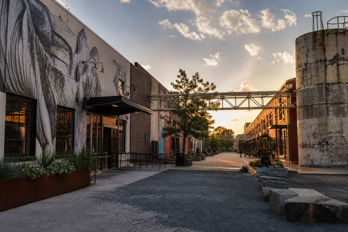 Photoreal view of Camp North End in Charlotte