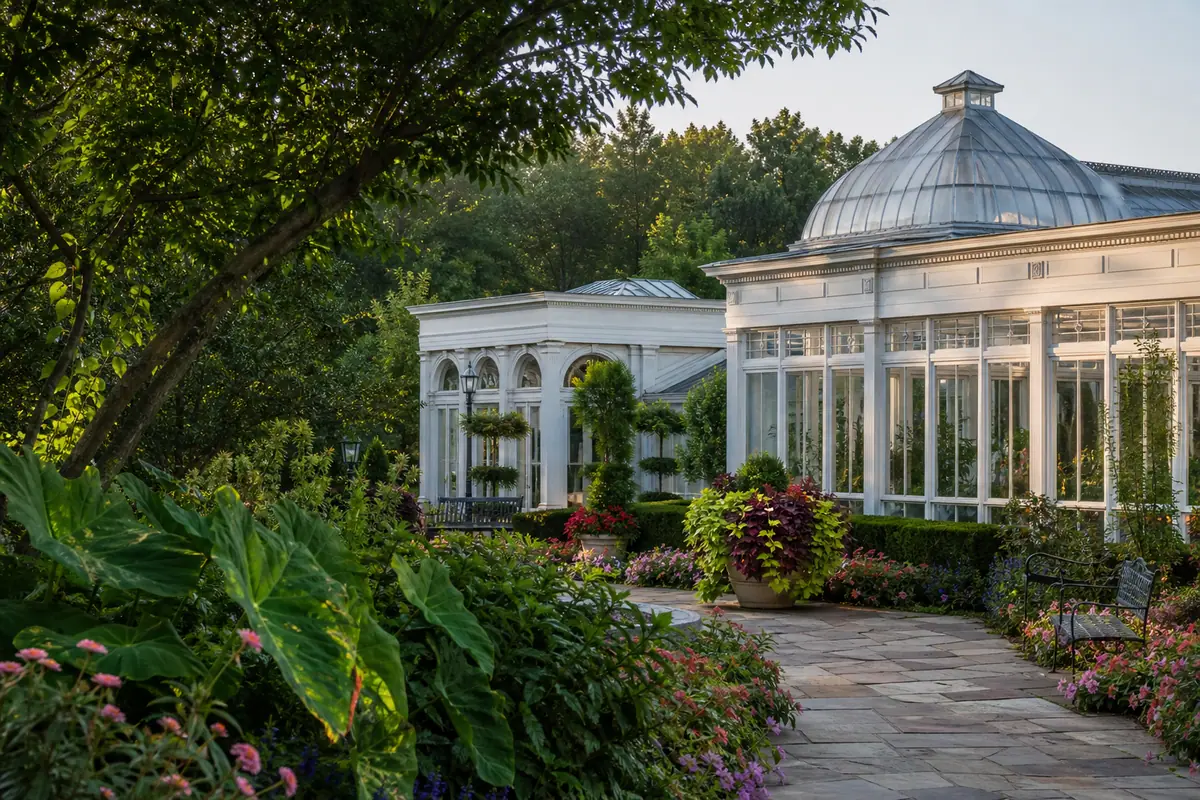 Photoreal view of Daniel Stowe Botanical Garden in Charlotte