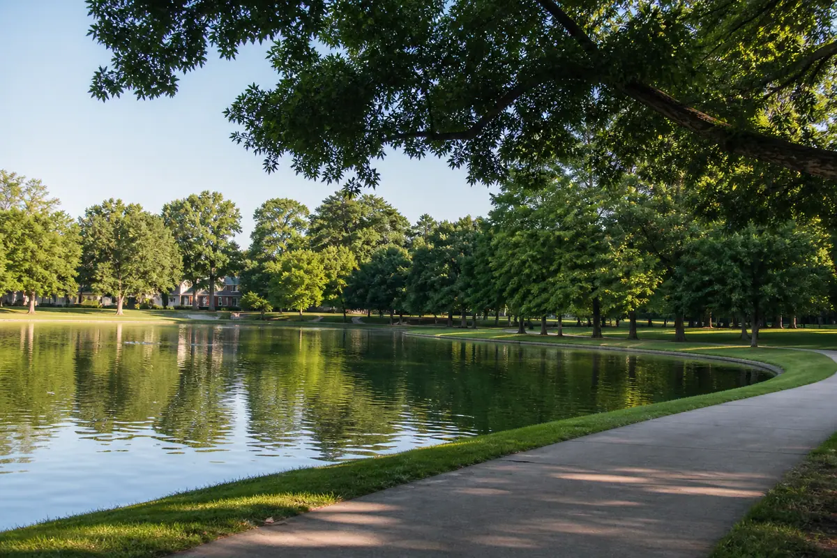 Photoreal view of Freedom Park in Charlotte