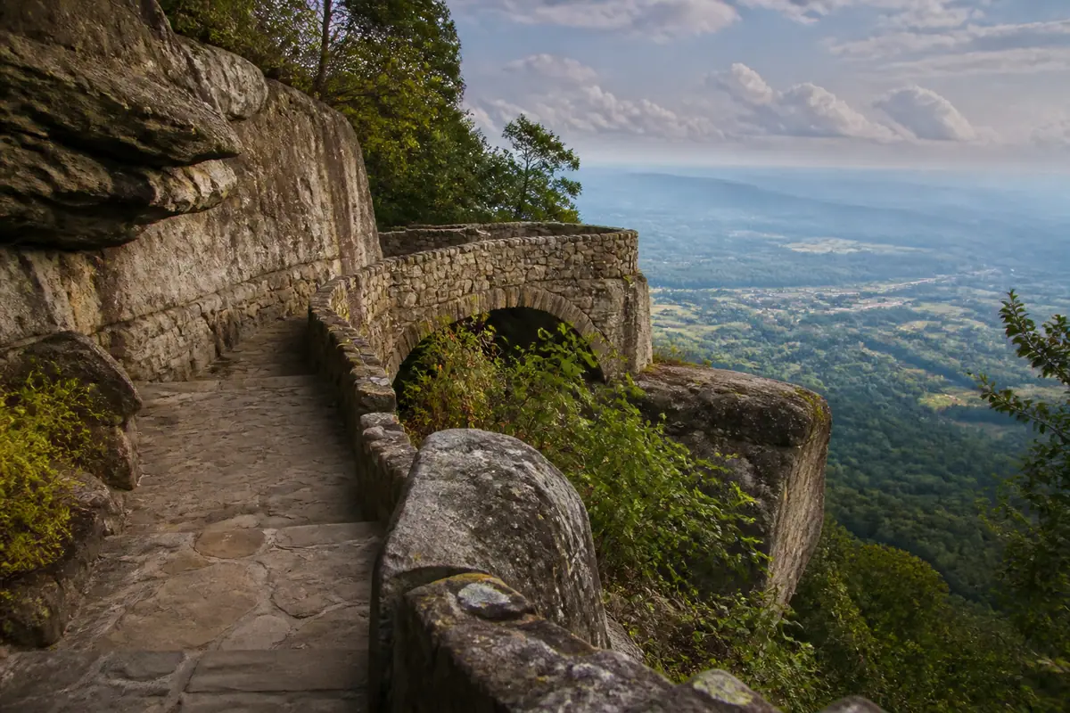 Photoreal view of Rock City Gardens in Chattanooga
