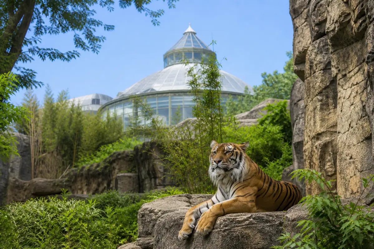 Photoreal view of Cincinnati Zoo and Botanical Garden in Cincinnati
