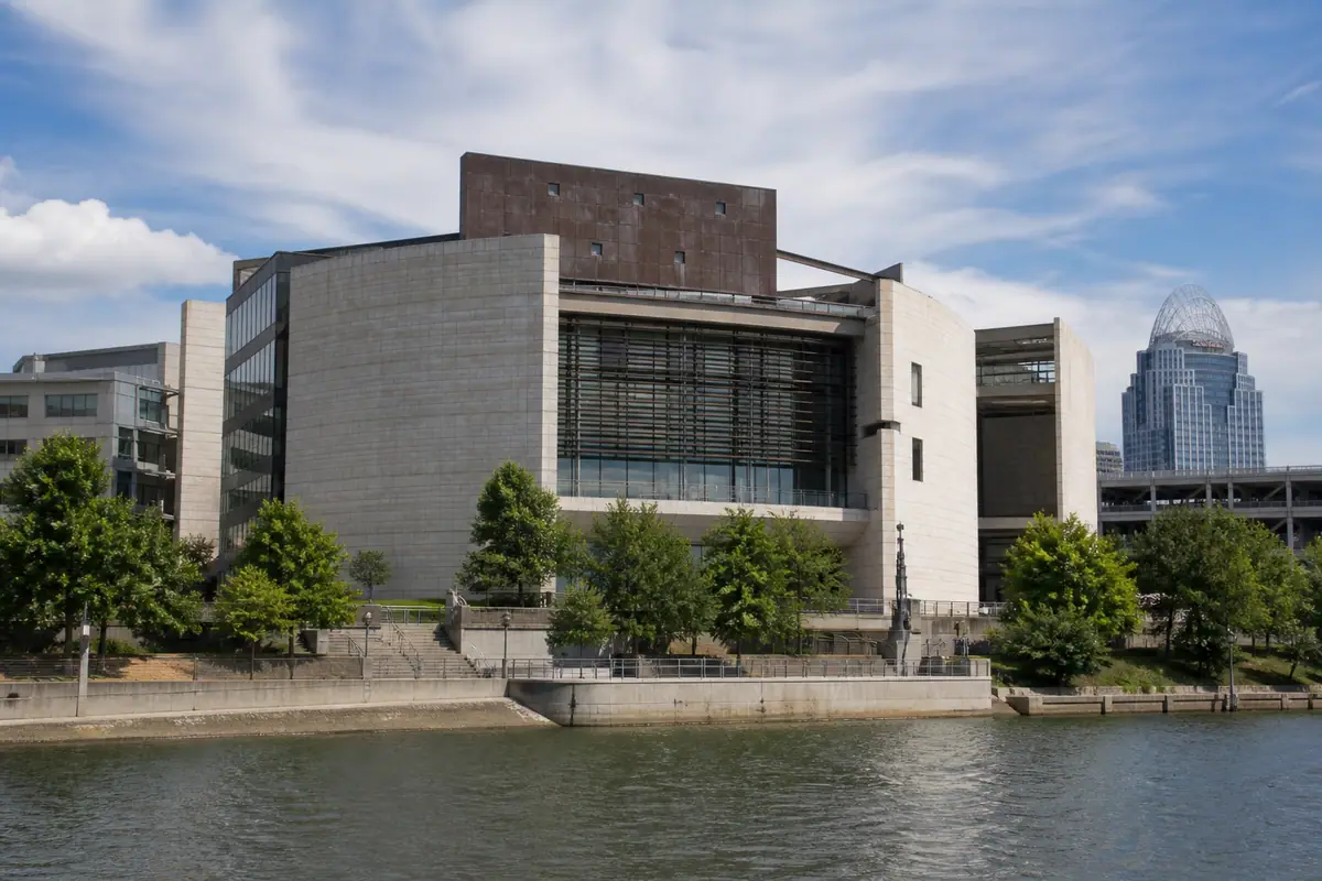 Photoreal view of National Underground Railroad Freedom Center in Cincinnati