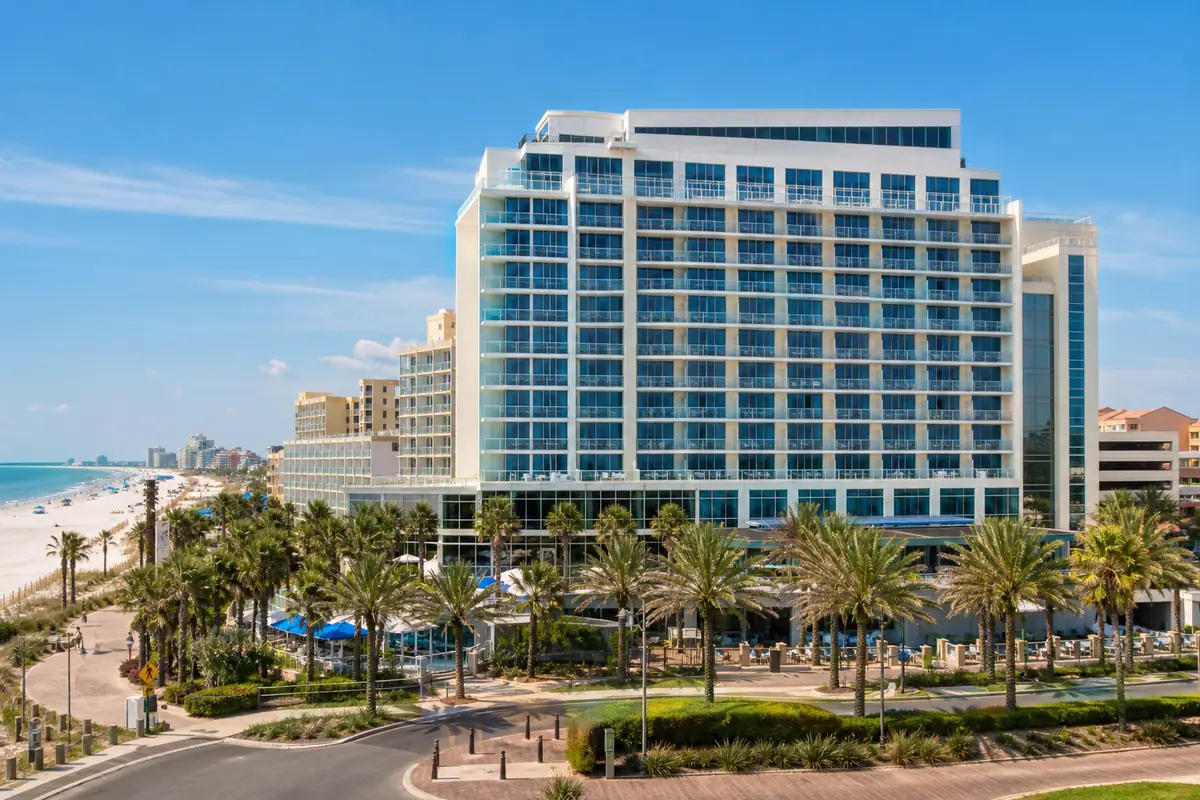 Photoreal exterior of Hyatt Regency Clearwater Beach Resort and Spa