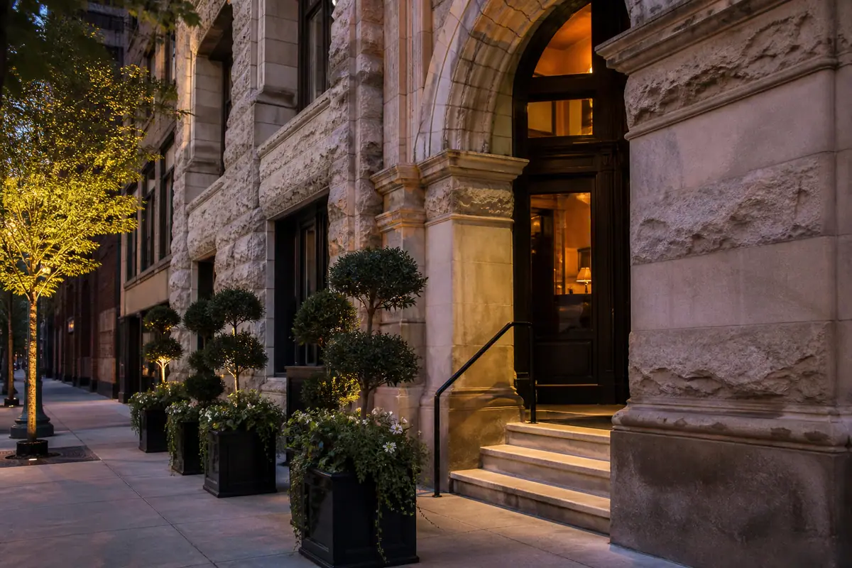 Photoreal view of Kimpton Schofield Hotel in Cleveland
