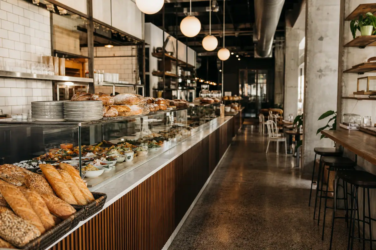 Photoreal view of Larder Delicatessen and Bakery in Cleveland