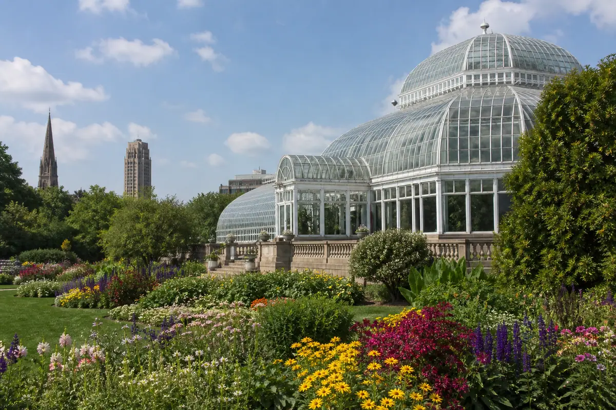 Photoreal view of Cleveland Botanical Garden in Cleveland