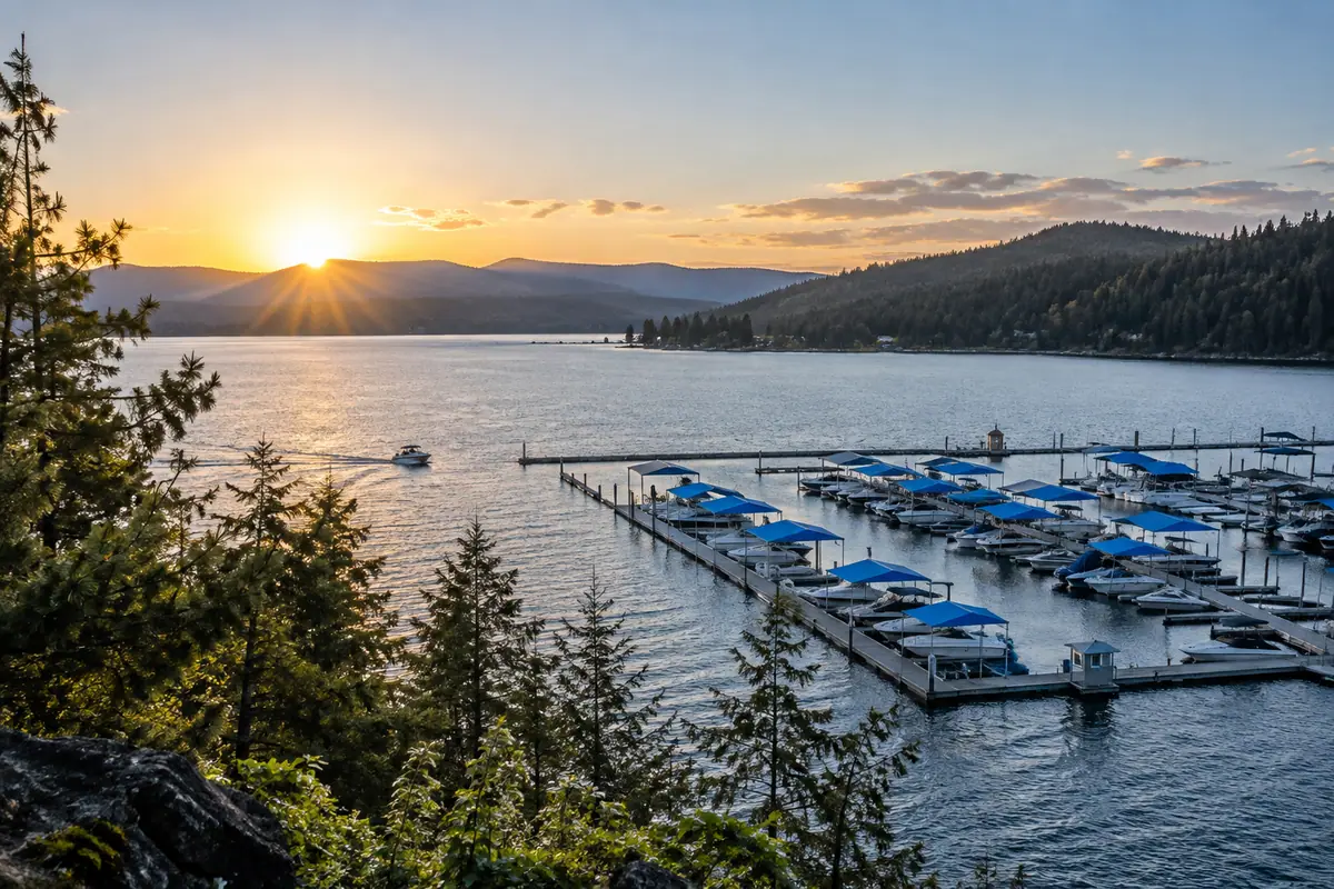 Photoreal editorial view of SpringHill Suites Coeur d’Alene in Coeur d’Alene