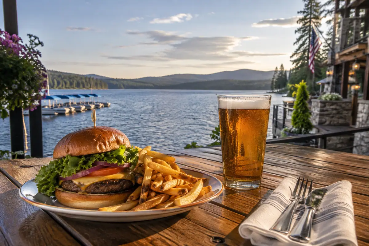 Photoreal editorial view of Capone’s Pub & Grill in Coeur d’Alene