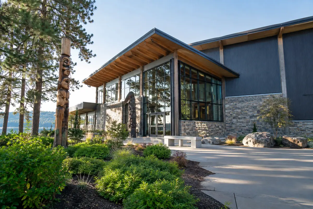 Photoreal editorial view of Museum of North Idaho in Coeur d’Alene