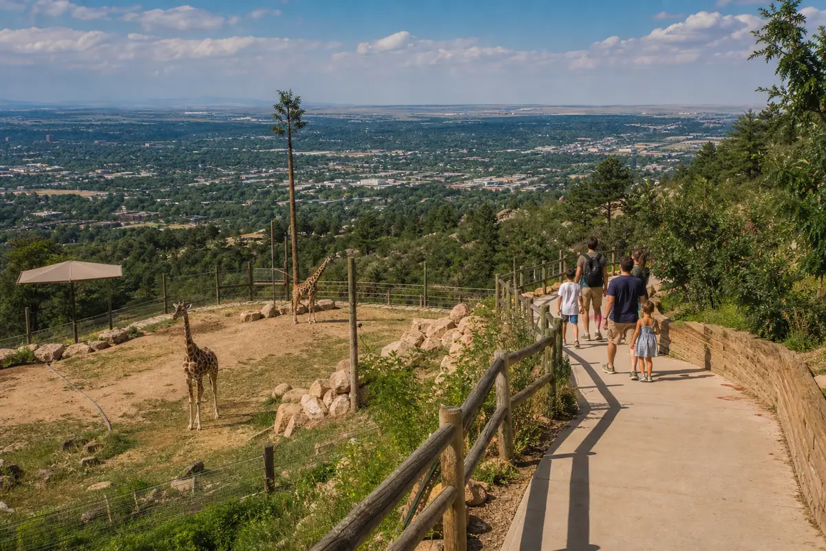 Photoreal view of Cheyenne Mountain Zoo in Colorado Springs