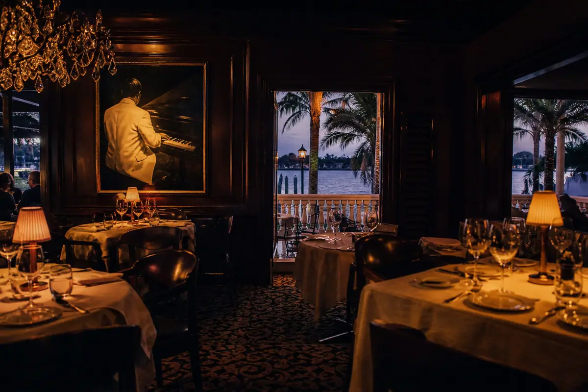 Photoreal travel-editorial view of 31 Supper Club in Daytona Beach, Florida