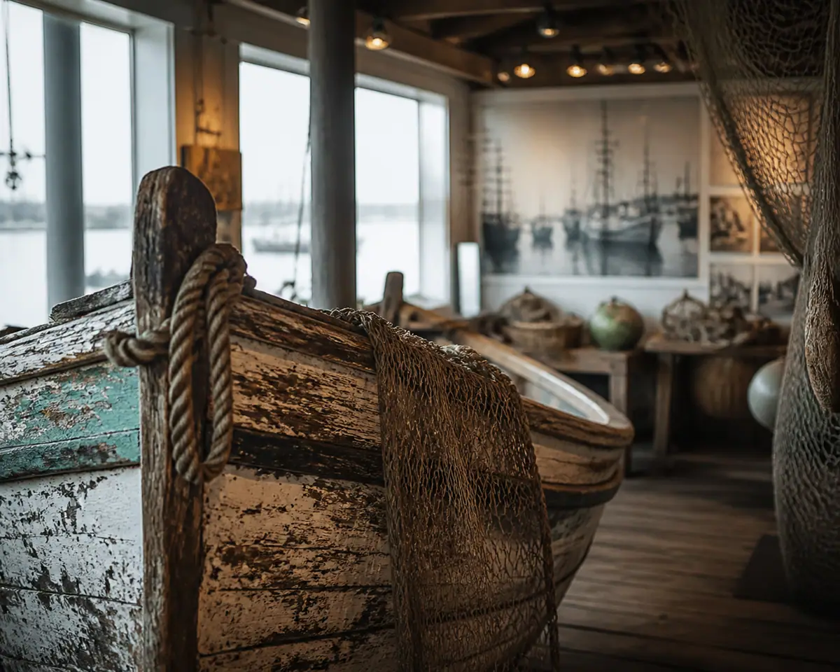 Photoreal travel-editorial view of Destin History and Fishing Museum in Destin, Florida