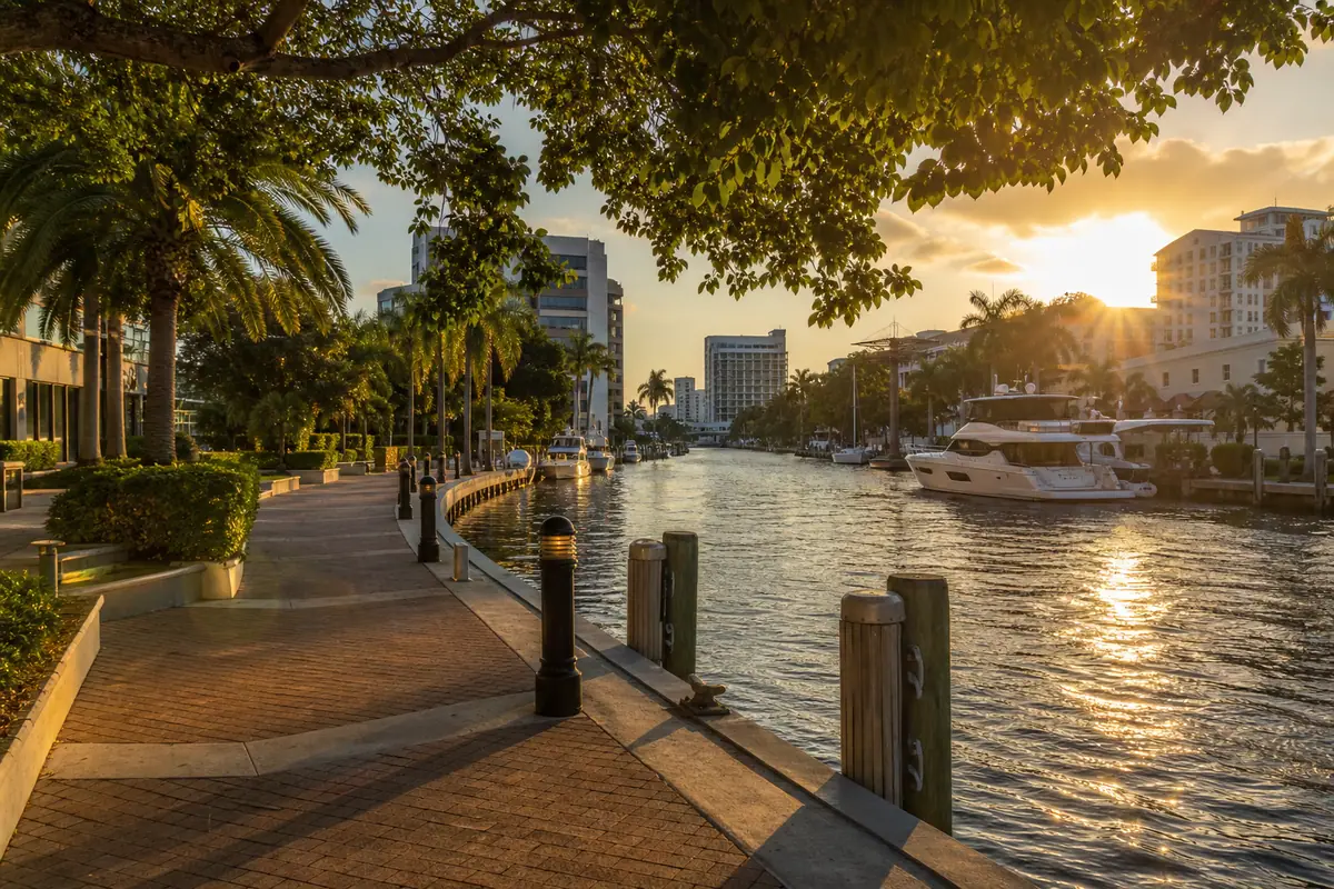 Photoreal view of Riverwalk Fort Lauderdale in Fort Lauderdale