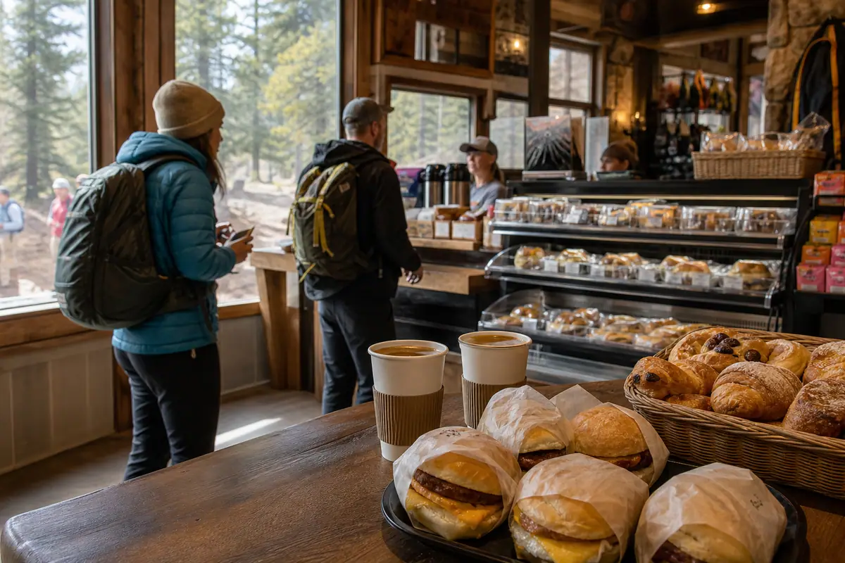 Photoreal dining or food scene representing Deli in the Pines at Grand Canyon