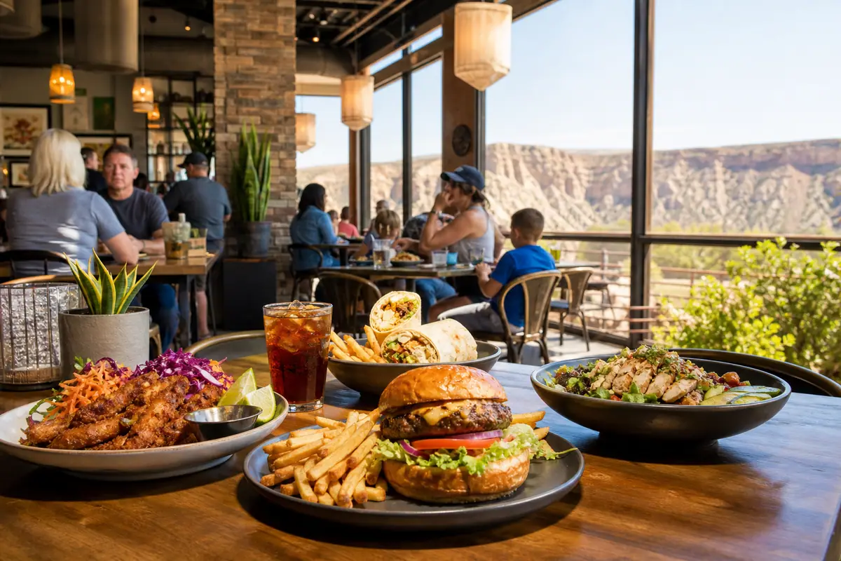 Photoreal dining or food scene representing Foodie Club near Grand Canyon