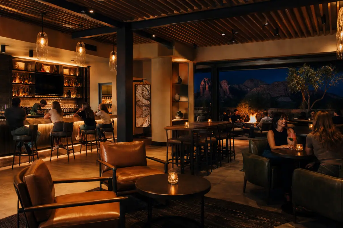 Photoreal dining or food scene representing Squire Pub + Social near Grand Canyon
