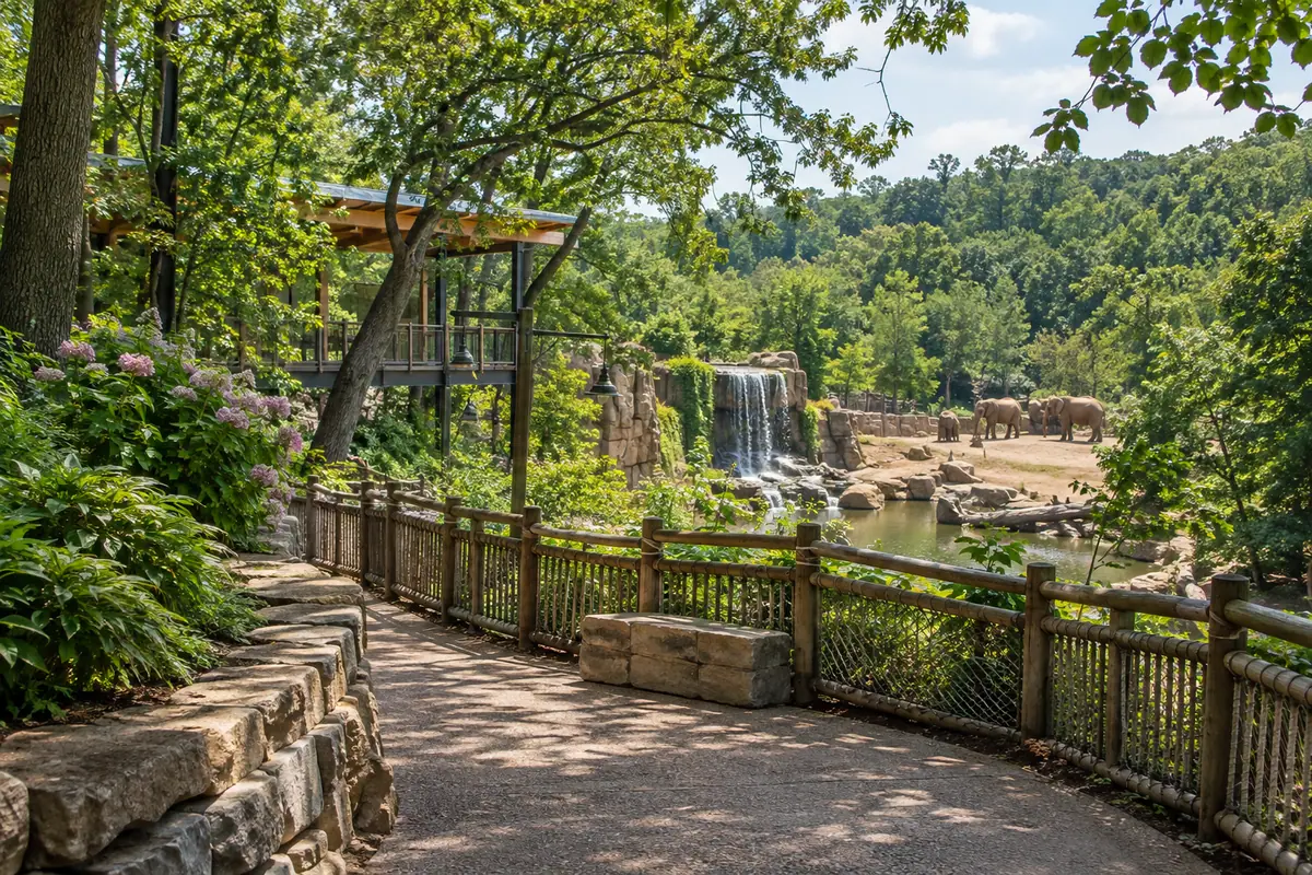 Photorealistic view of John Ball Zoo in Grand Rapids
