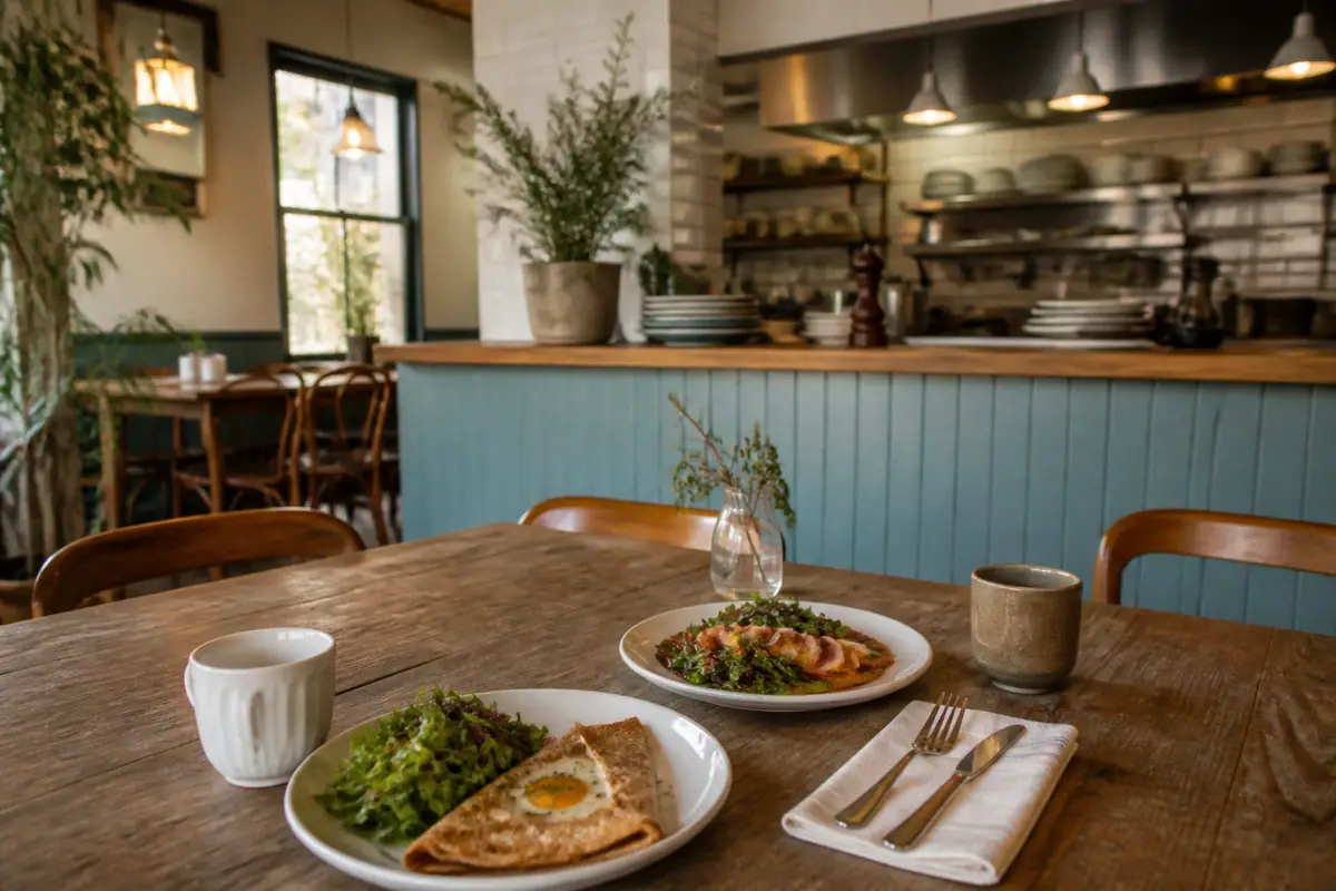 Photoreal dining scene at Southern Pressed Juicery in Greenville
