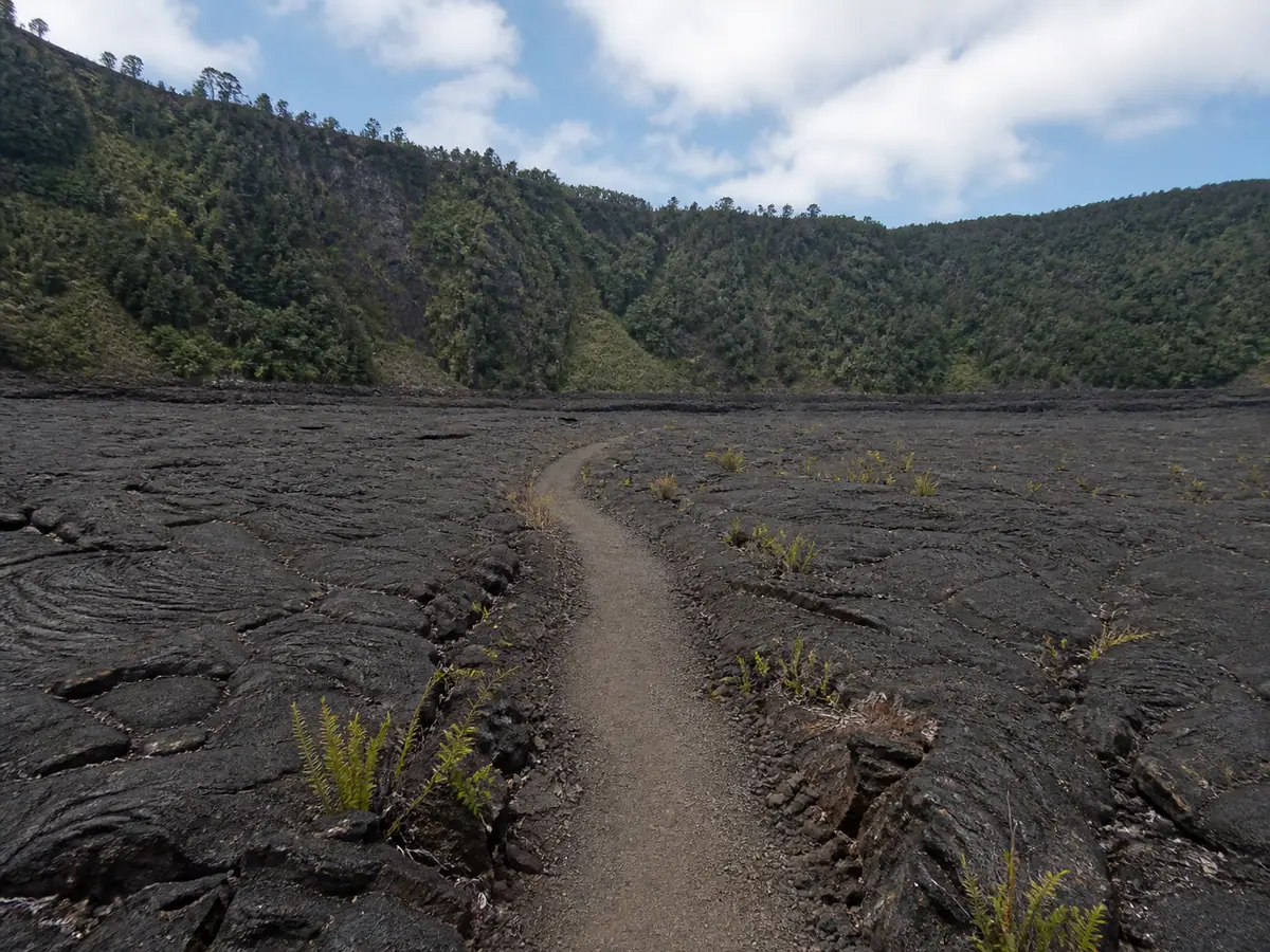 Kīlauea Iki Trail on Hawaiʻi Island
