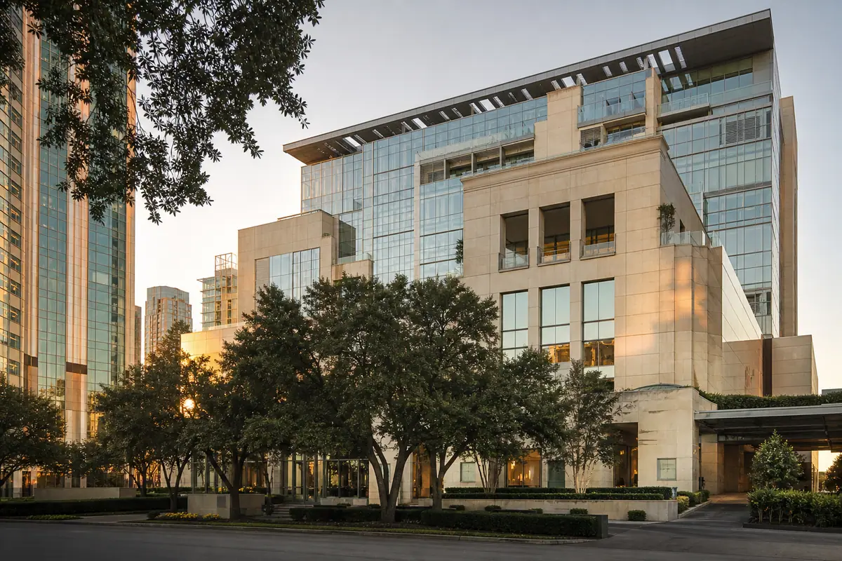 Photoreal view of The Post Oak Hotel at Uptown Houston in Houston