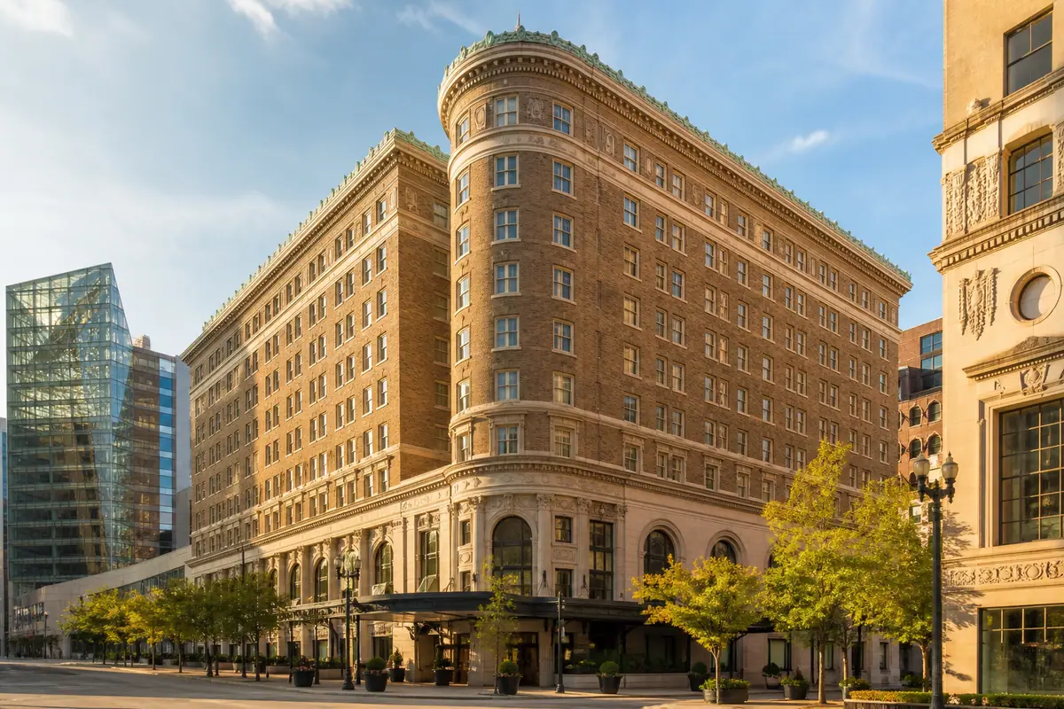 Photoreal view of Omni Severin Hotel in Indianapolis