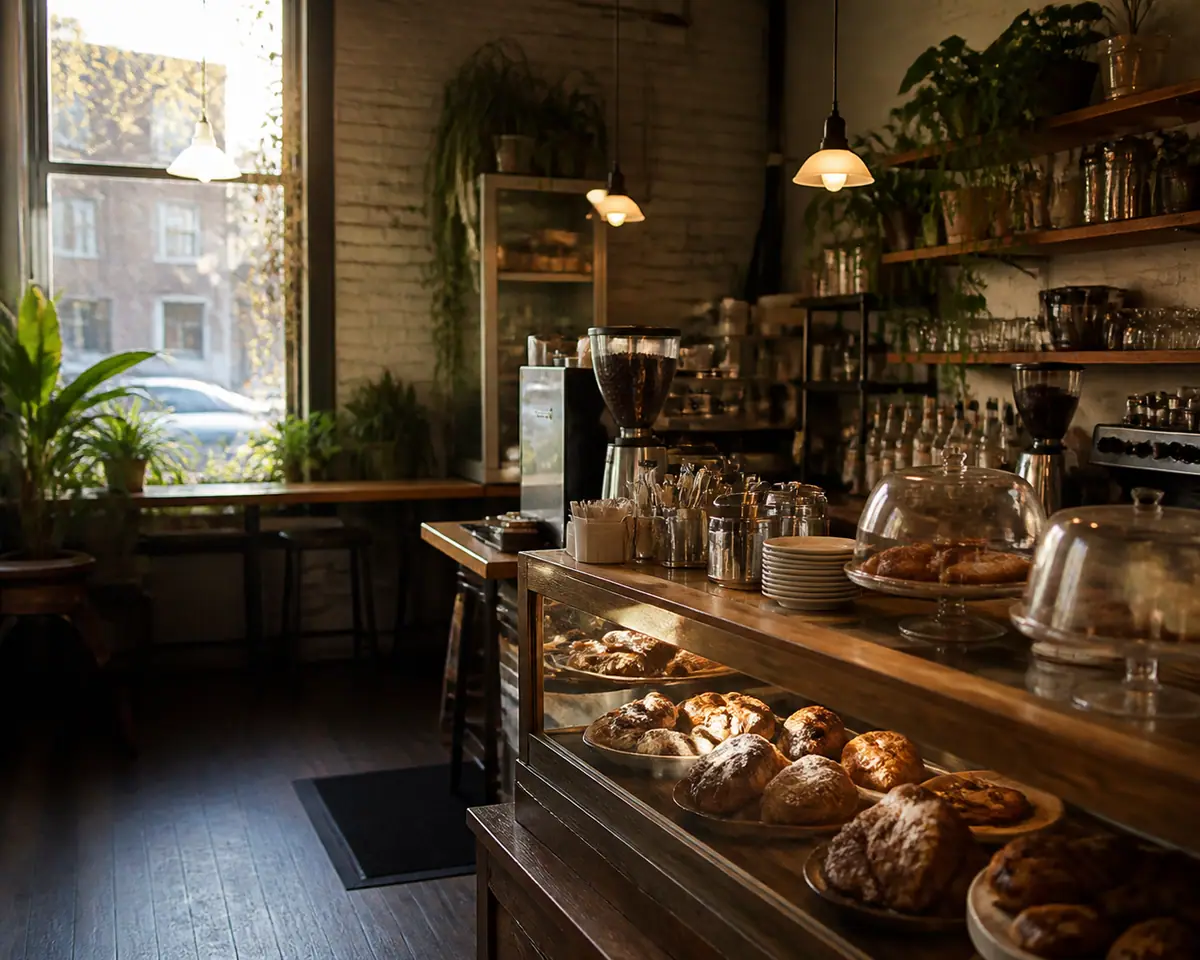 Photoreal view of Bovaconti Coffee in Indianapolis